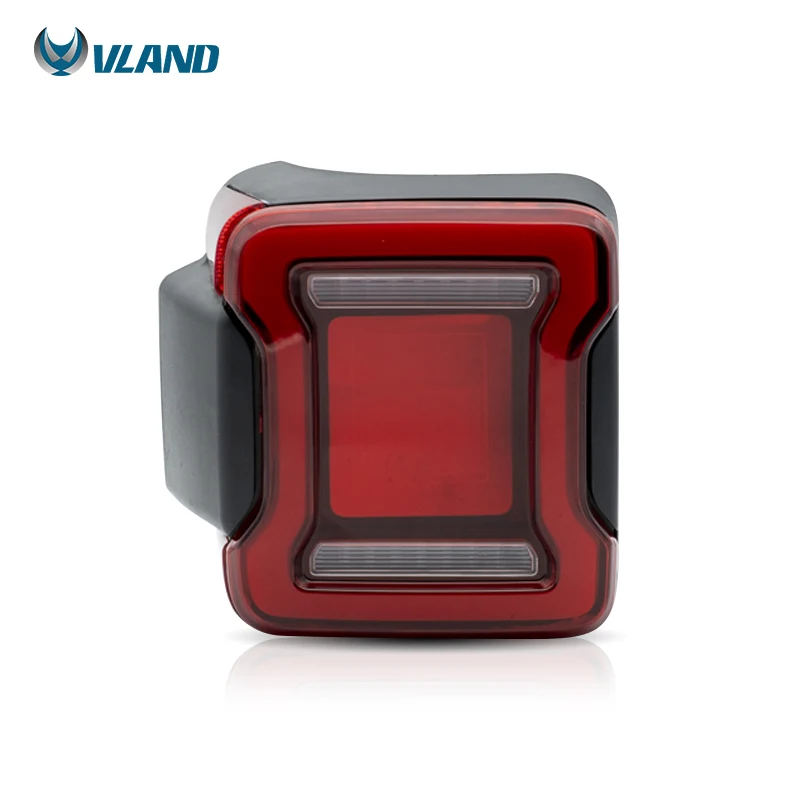Vland factory for car tail light for Wrangler taillight 2018 2019 full LED rear light with moving signal wholesale price