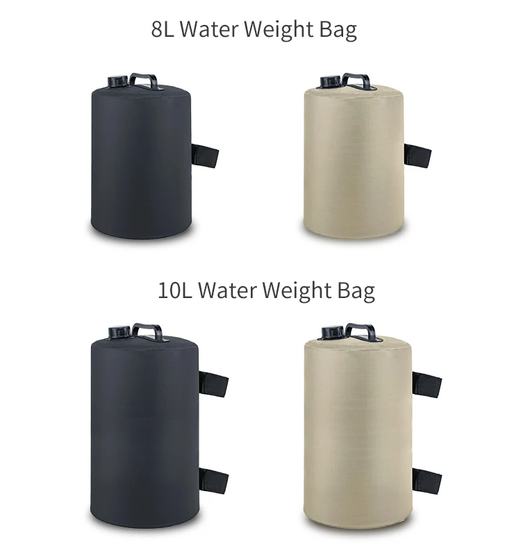 10l Foldable Pvc Water Bag Canopy Water Weights Bag,Leg Weights For Pop