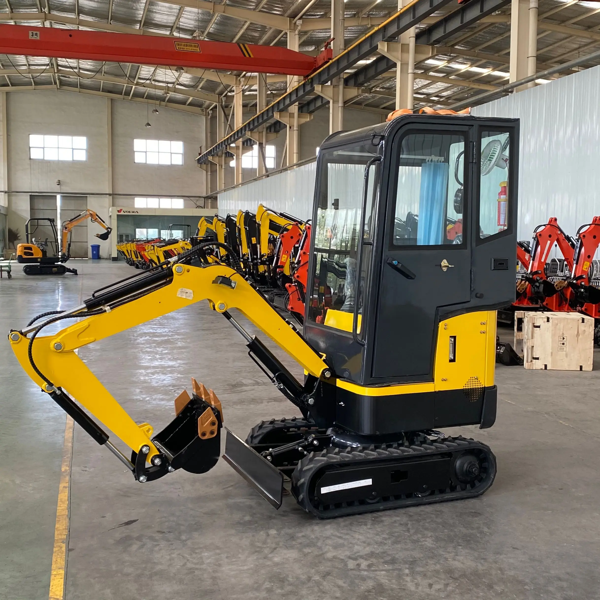 China Brand Hightop Crawler Small Mini Excavator 1100kg Micro Excavator