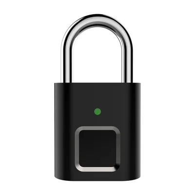 

Smart Locksmith upplies Door Locks Fingerprint Padlocks,2 Pieces, Black