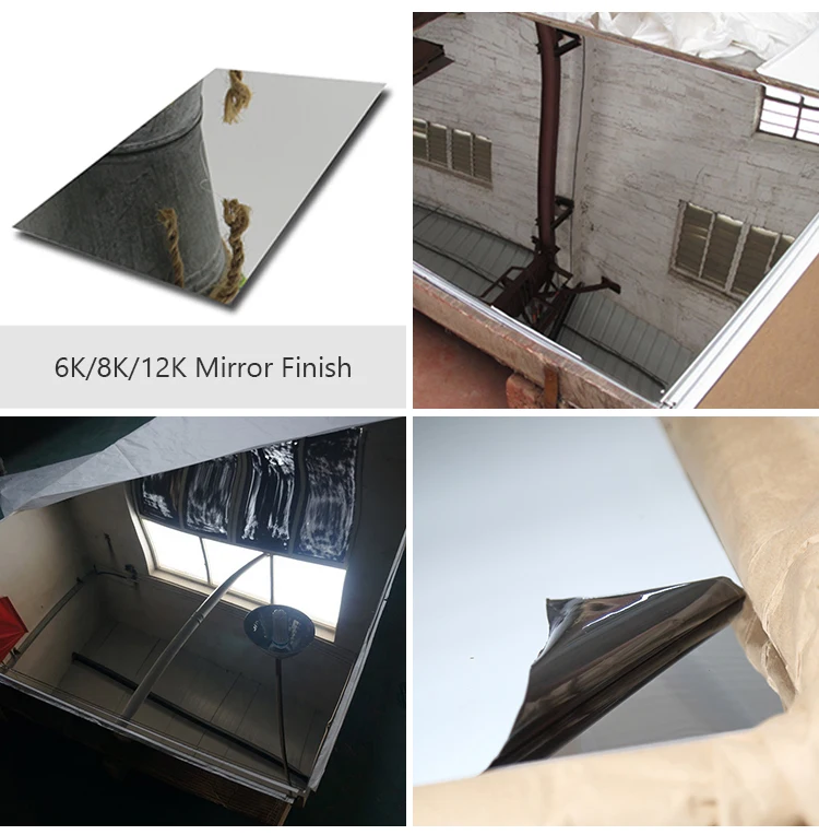 Hongwang 201 stainless steel sheet  8K 6K mirror finished for elevator