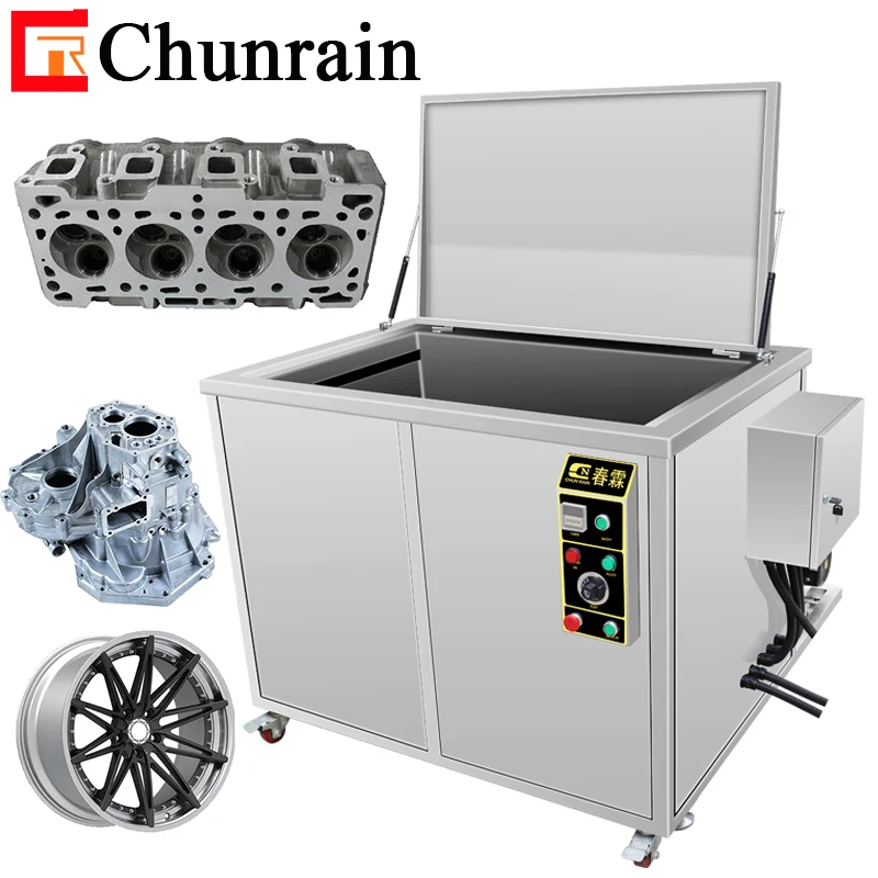 
Ultrasonic cleaner with filtration circulation system for motor engine parts cylinder heads oil cleaning bath CR-180G 60L 61L 