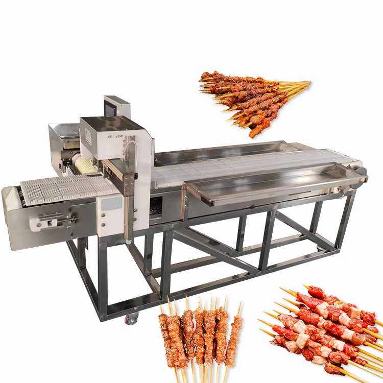 Kebab Skewer Maker Machine Automatic Kebab Meat Pork Meatball Bbq