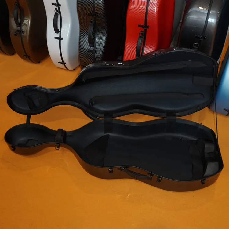 High Quality Carbon Fiber Cello Case 4/4 Cello Case Carbon Fiber Cello