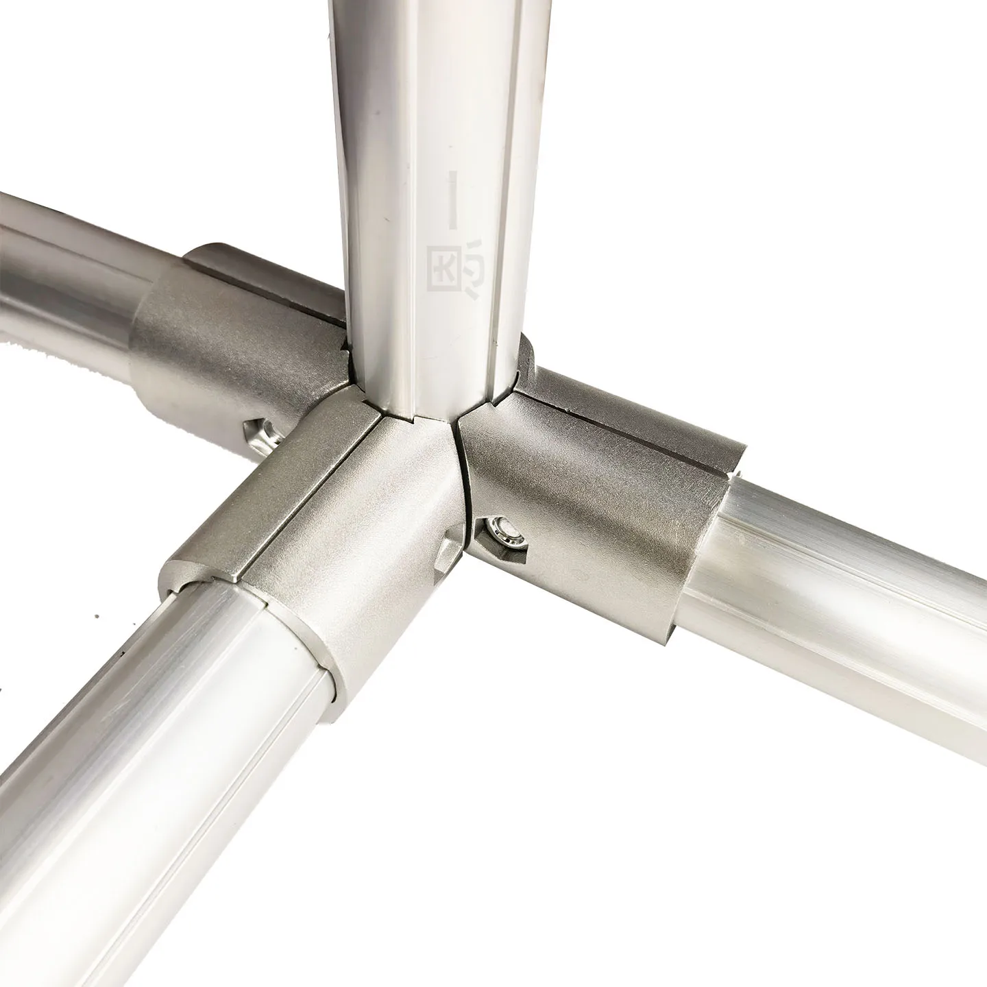 third generation bar aluminum alloy grade 1000 series lean pipe connector profile accessories four way-11