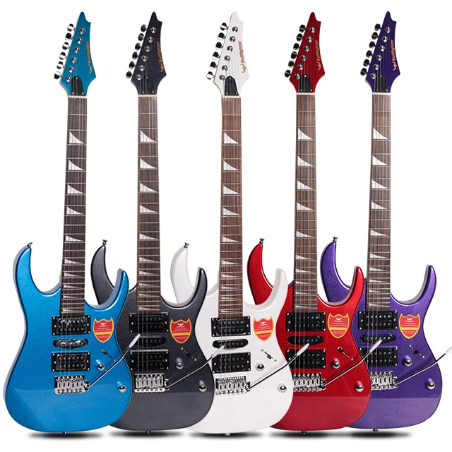factory oem colorful chinese rosewood electric guitar