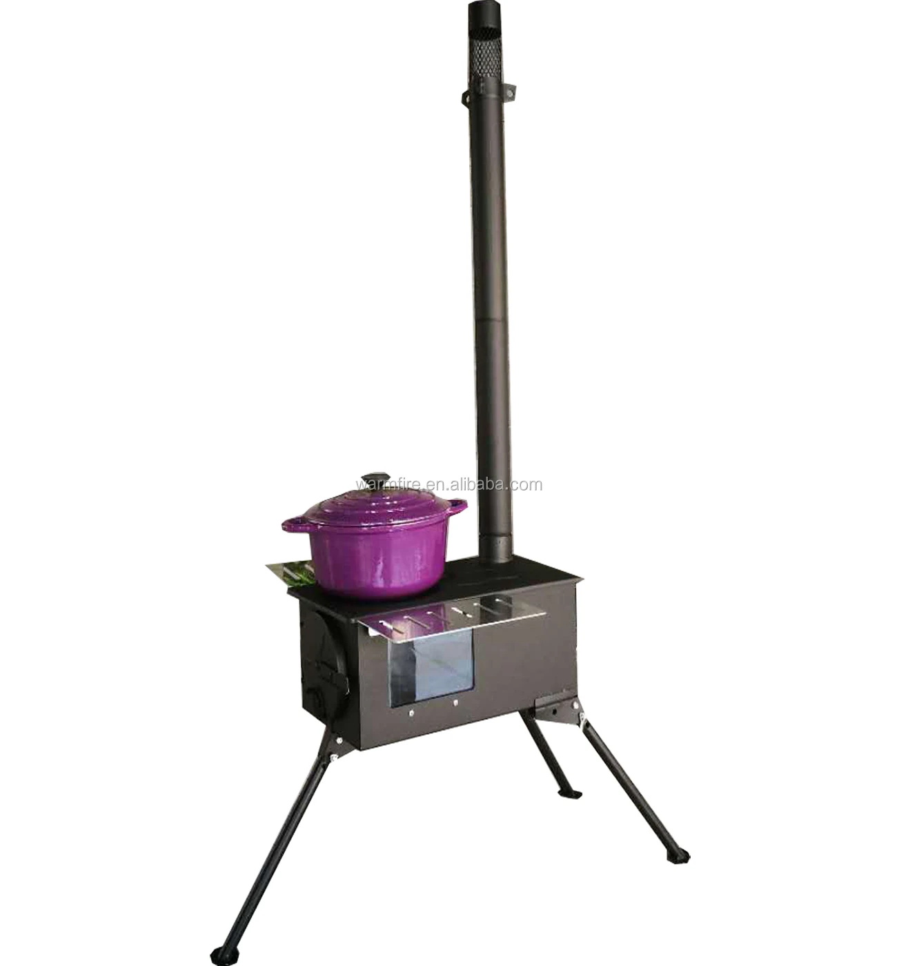 2019warmfire Folding Wood Camping Stove Portable Tent Stove Wmcp0104