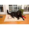 Polyamide embroidery dog rubber antislip bath mat