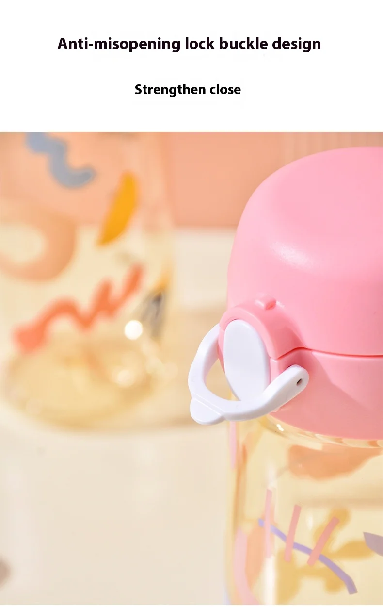 Customizable Large Capacity Portable Fitness Water Bottle Sports Kettle with Logo Direct Drink No Bad for Students