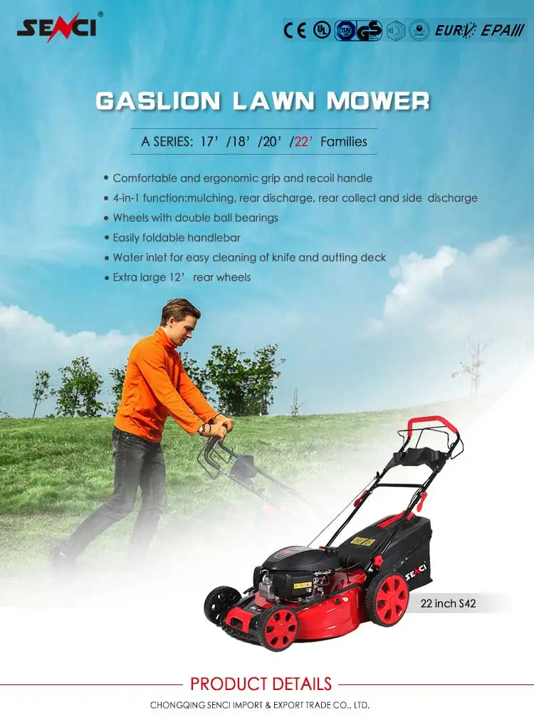 Lawn Mower portable Gasoline  supplier