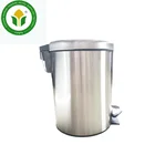 Household 2 layers polishing stainless steel foot pedal trash bin waste bin dustbin