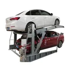 Custom 2 niveau autolift parkeersysteem twee post parking lift