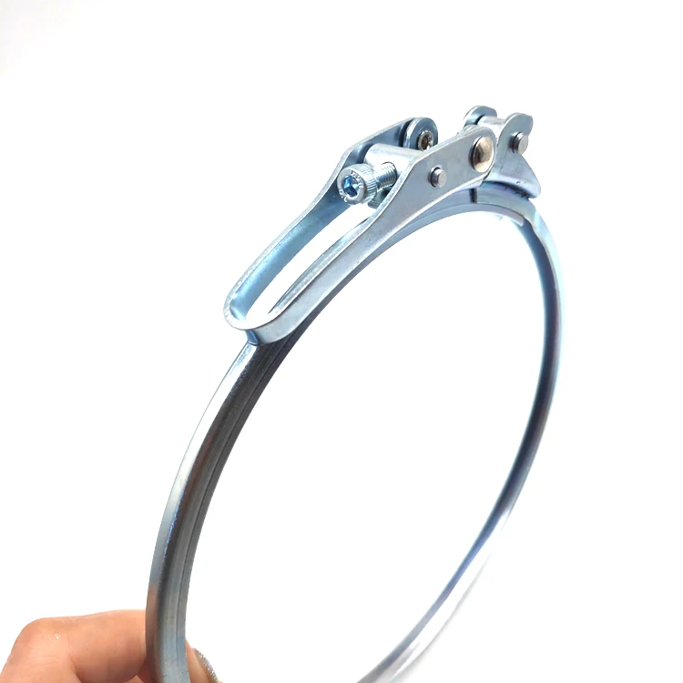 Stainless Steel And Galvanized Steel Clamp Ring With Quick Release Lock