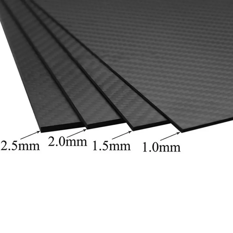 3k Plain Carbon Fiber Sheet Plate Boards Carbon Fiber Reinforced Carbon