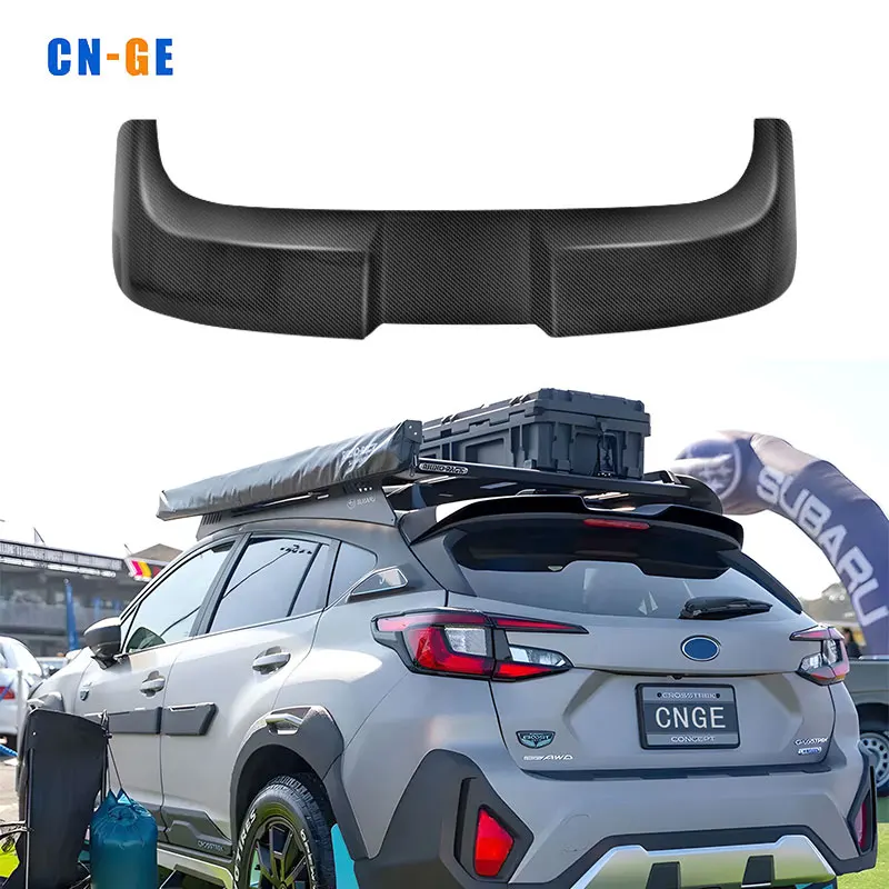 Subaru Crosstrek 2024+ ABS Rear Roof Spoiler Wing in Glossy Black