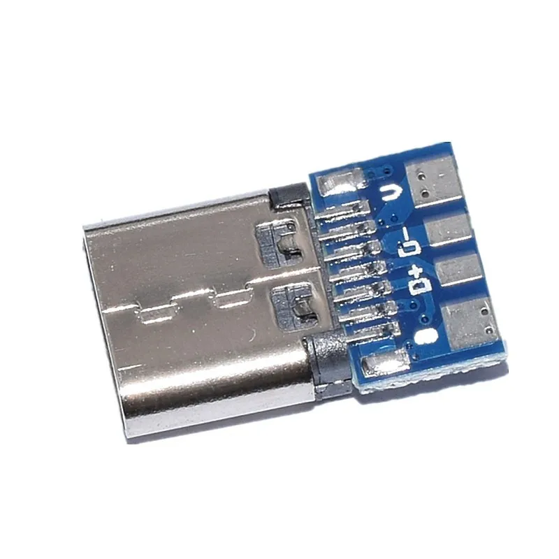 Usb 3.1 Type C Connector 14 Pin Female Socket Receptacle Through Holes