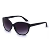 1074 Big frame over sized clear amber oversized female sun glasses women