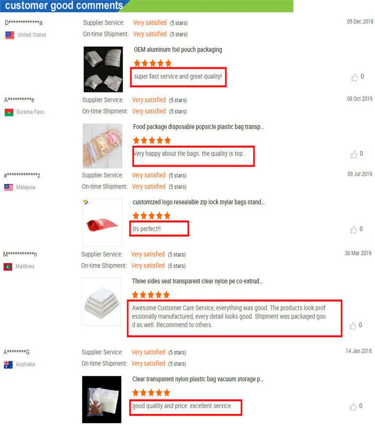 stand up pouch with zipper