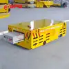 Electric transport trolley platform warehouse heavy duty material handling trolley