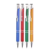 Hot sale Luxury aluminium ballpen Advertising Promotional Customized Gift Ballpen Ballpoint Metal Pen With Logo