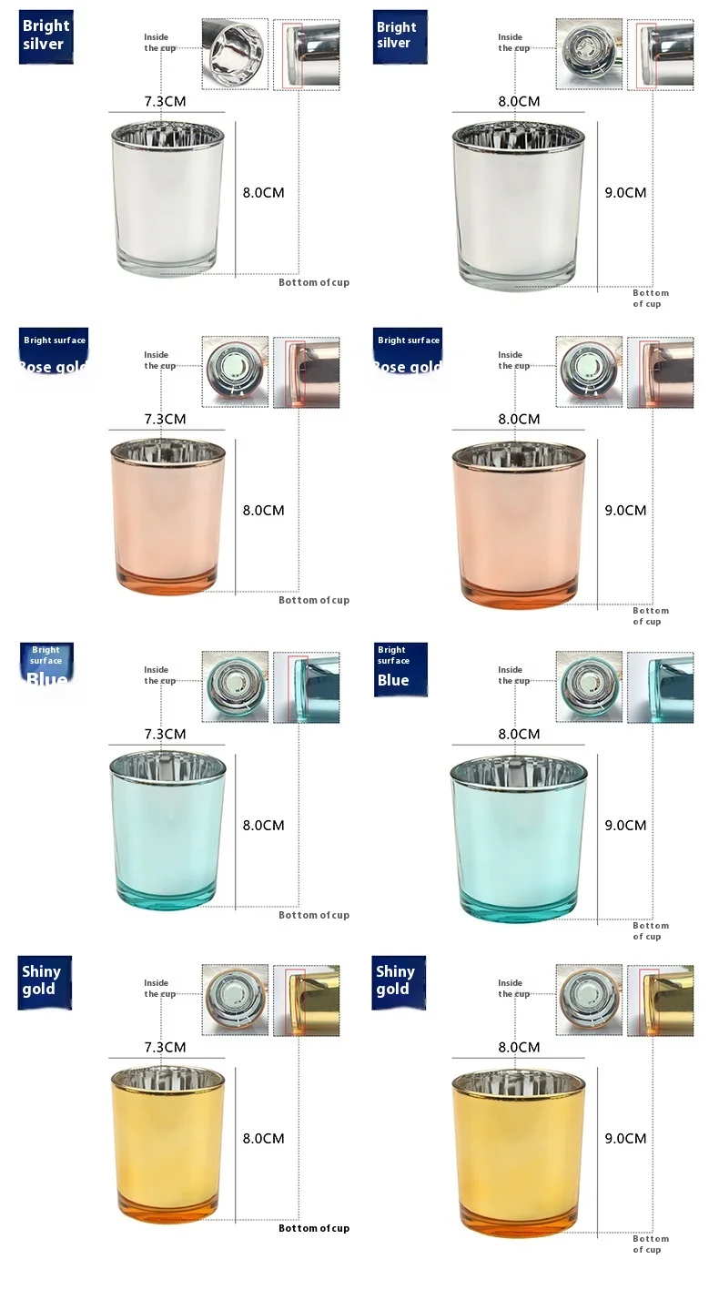 product cylindrical luxury glass candle jar with lid unique empty candle jars-4