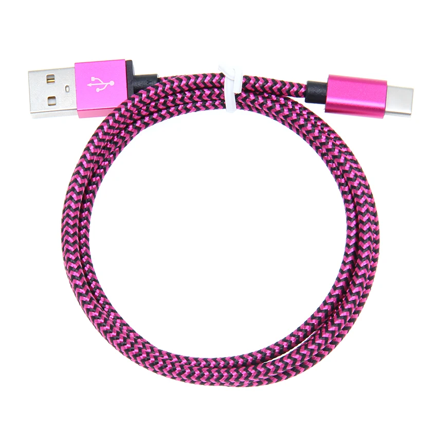 Type C USB Cable Fast Charge Wire Cord 1M USBC Cable for Xiaomi K20 Samsung Oneplus 7 Pro Mobile Phone USB-C Charger - ANKUX.COM