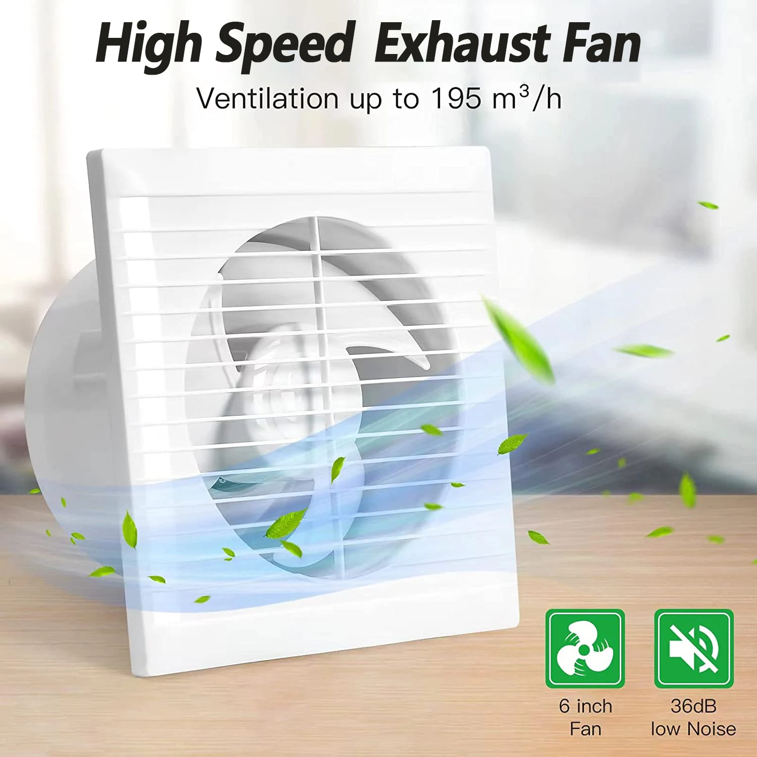 Hole Smoke Exhaust Fan, Solar, DC12V, Wall - detail 20
