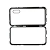 Explosion proof vacuum magnetic metallic glass cases for iPhone x