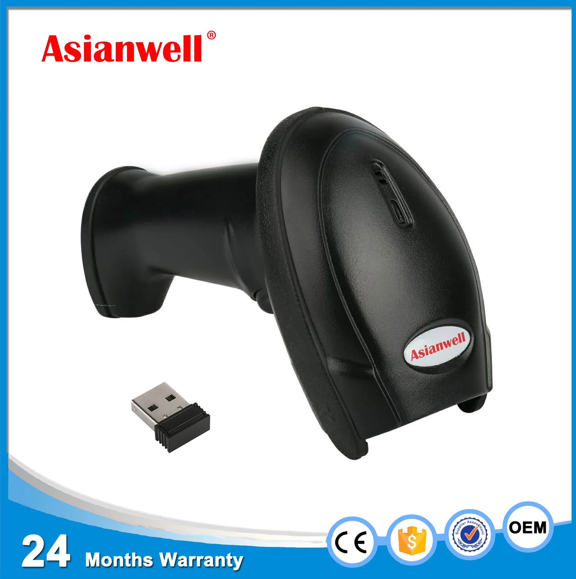 Cheap Wireless 2d Cmos Bar Qr Code Scanner Wirelessbt 2.4g Handheld