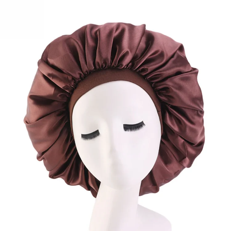 Low Moq Wholesale Price Large Size Satin Bonnets For Women - Buy Satin ...