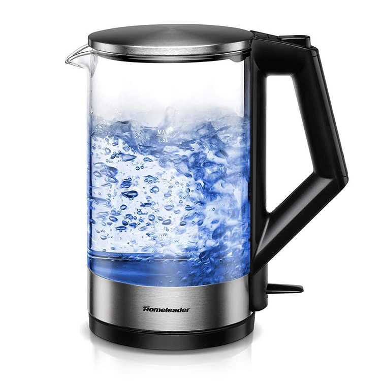 Venta al por mayor inoxidable hervidor de acero de 1.5l Casa Velocidad Hervir Bpa libre De Vidrio De Acero