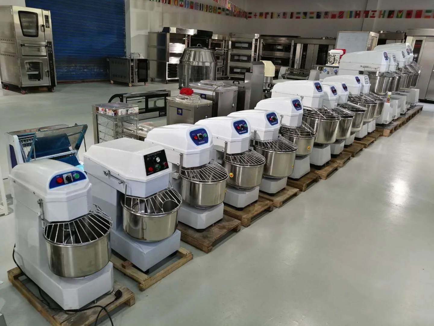 Commercial Spiral Dough Mixer 10L 20L 30L 40L 50L 60L 70L 80L 100L for ...