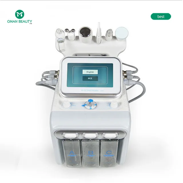 6 In 1 H2o2 Small Bubble Facial Spa Oxygen Peel Hydrodermabrasion ...