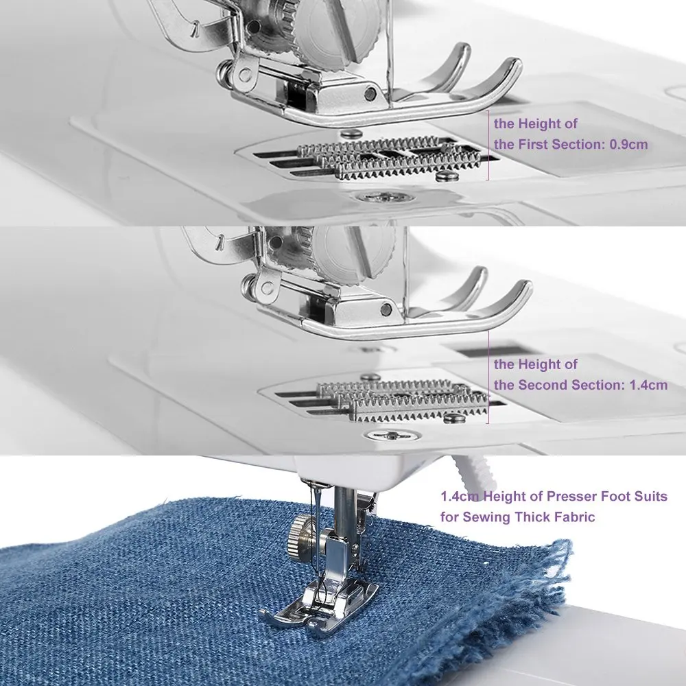 Household Sew Easy Electric Sewing Machine 5mm Max. Sewing Thickness Automatic Winding Automatic