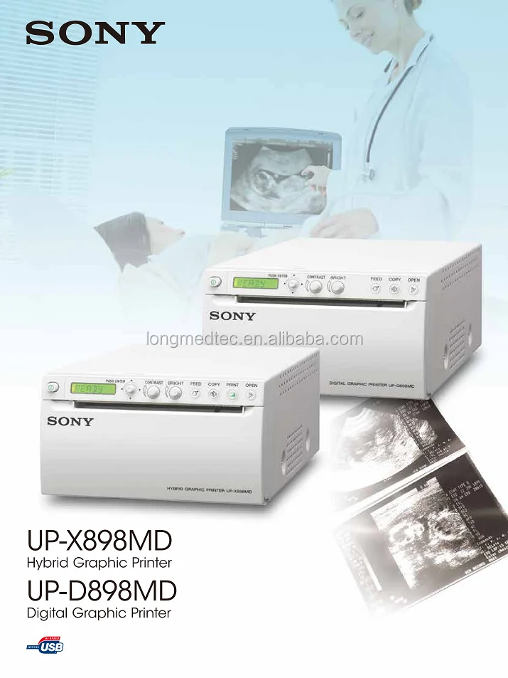 UP-898MD UPP-110S UPP 110G Cheapest digital ultrasound video printer/ hybrid graphic thermal printer medical equipment