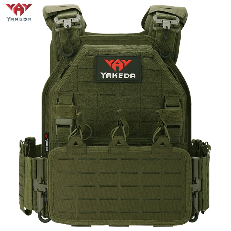 Yakeda 6094 Duty Vest - Lightweight Tactical Camo Plate Carrier