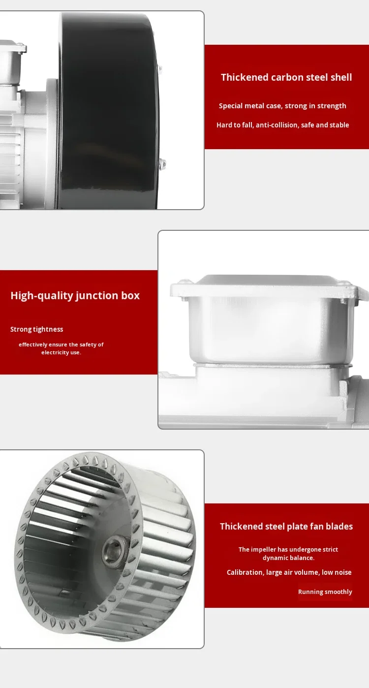 Centrifugal Fan, 220V, Galvanized Steel - detail 28