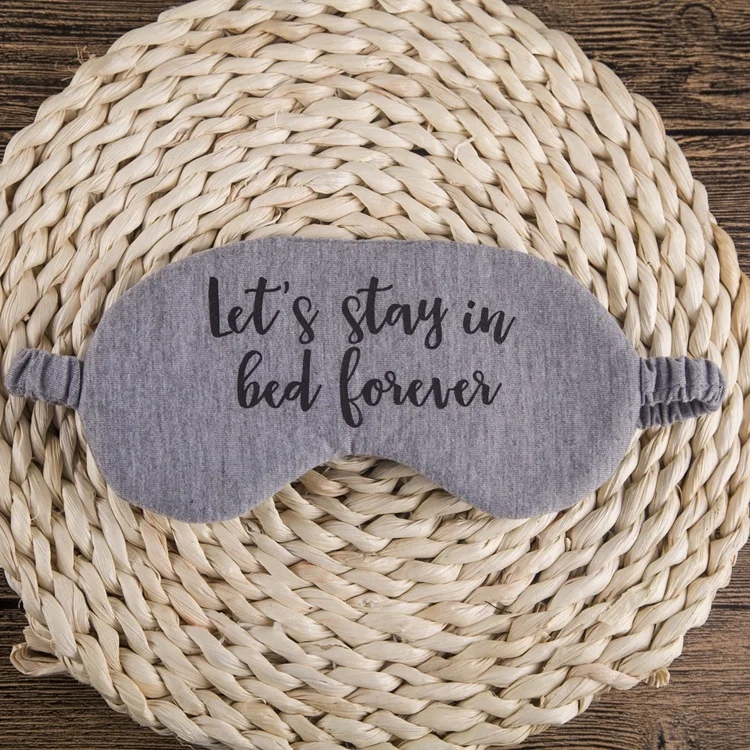 High quality foldable soft travel sleeping eye mask 100% cotton