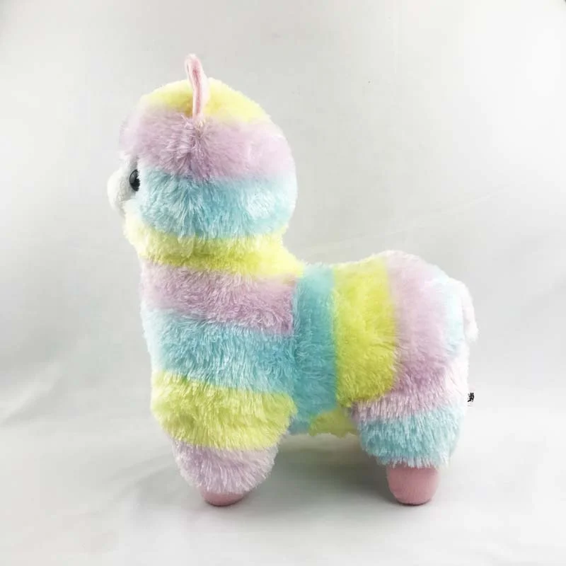 alpaca plush rainbow