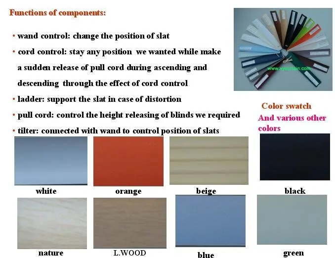 PVC color swatch