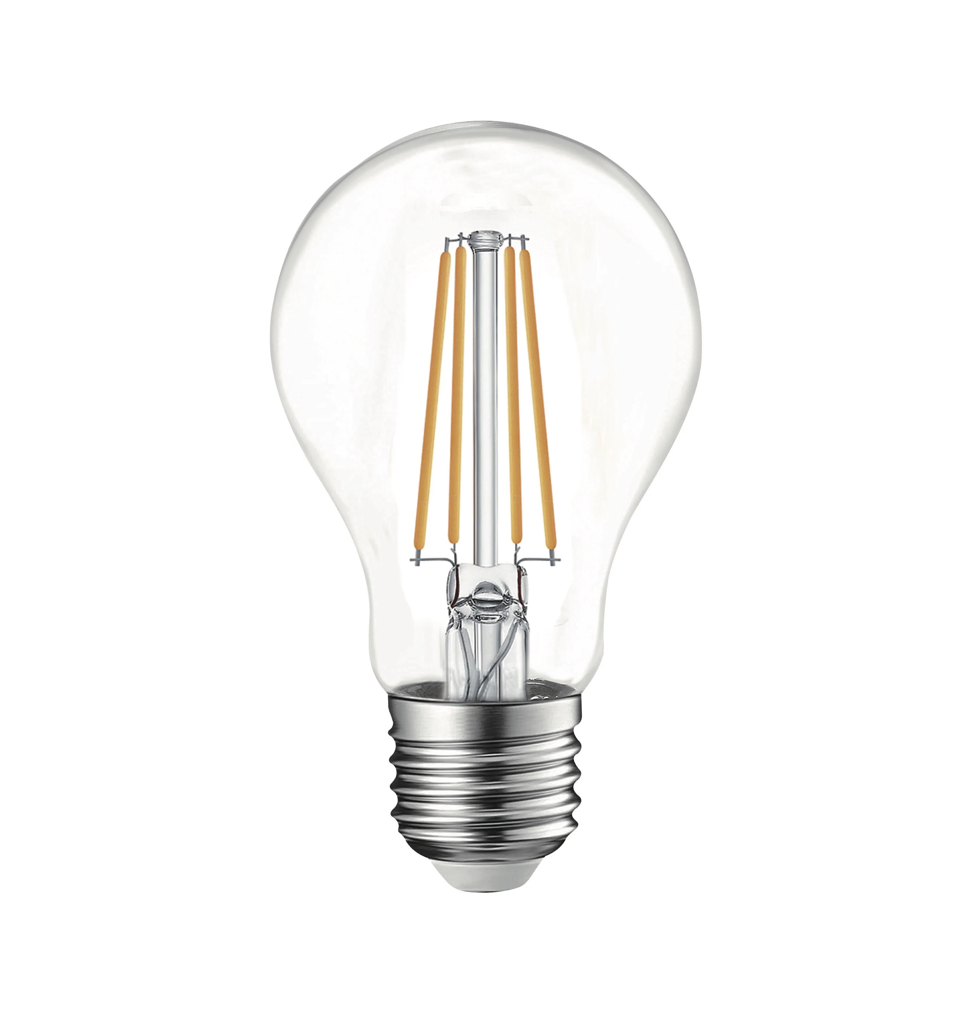 LED Filament Bulb A Shape GLS A60 8W Clear CE