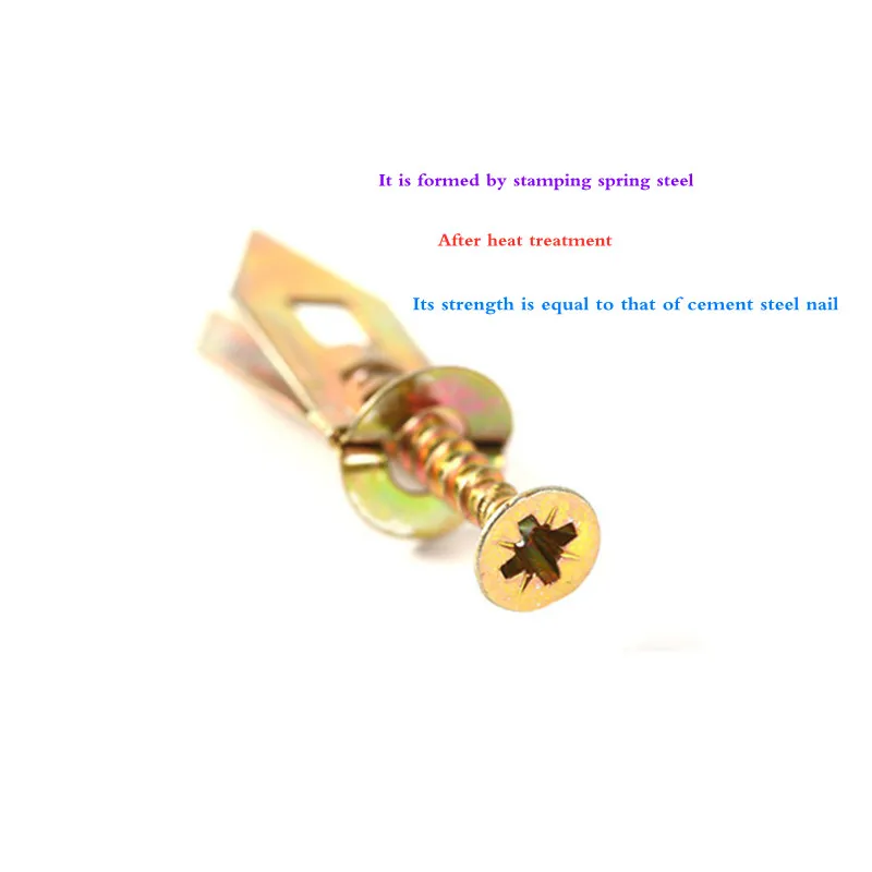 Plasterboard Anchor With Screws Home Self Drilling Hammer In Drywall