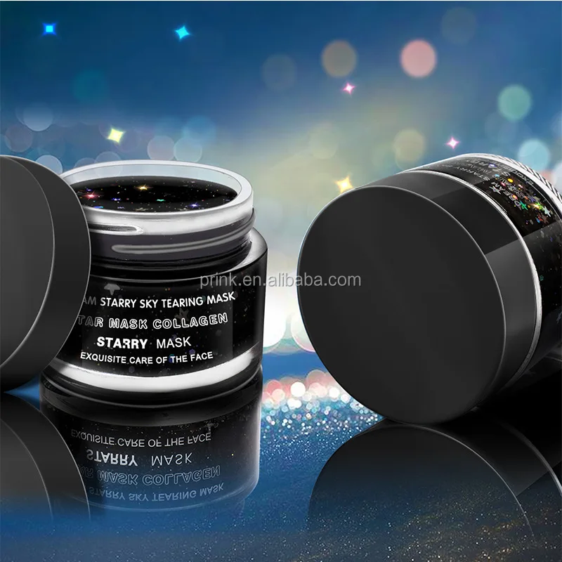 star balck mask bling glitter deep cleansing pore minimizer peel