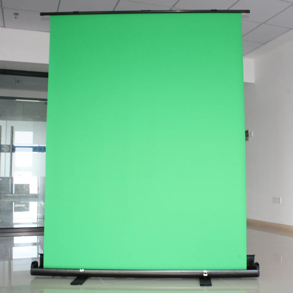 Large Retractable Green Screen fashion