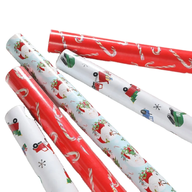 Cheap Custom Design Printing On Art Paper Gift Wrapping Paper Roll For