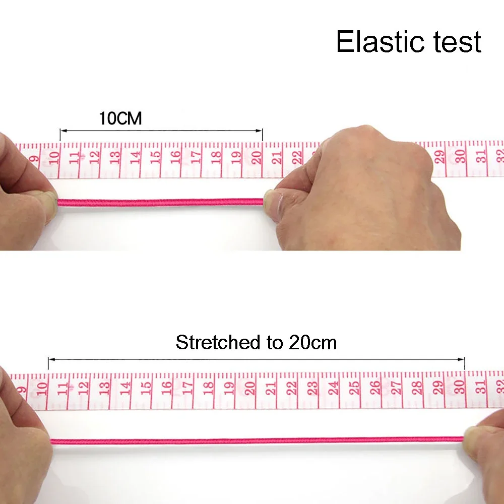 2mm Stretchy Imported Latex Elastic Rope Round Elastic Rubber String