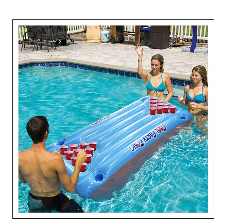 Oem Custom Party Game Inflatable Beer Pong Pool Float Table Buy