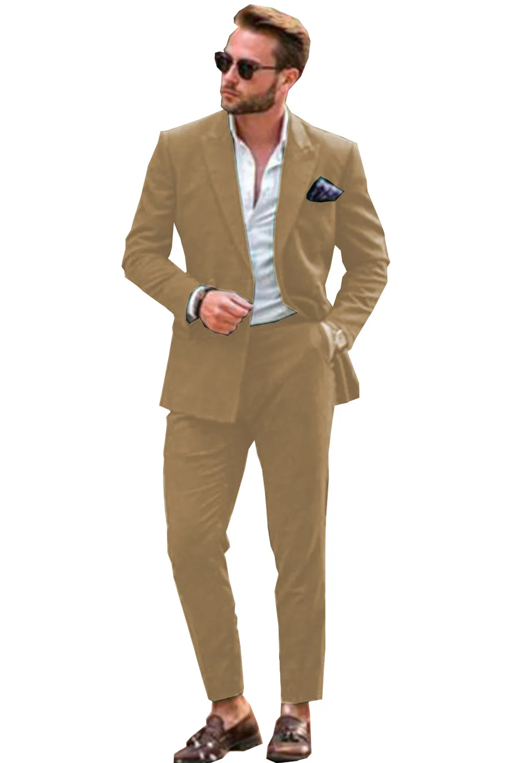 2024 Slim Fit Business Suits Men Summer Clothing 2 Pieces Classic Men's Suit Men's Wedding Bridesman Dress Set