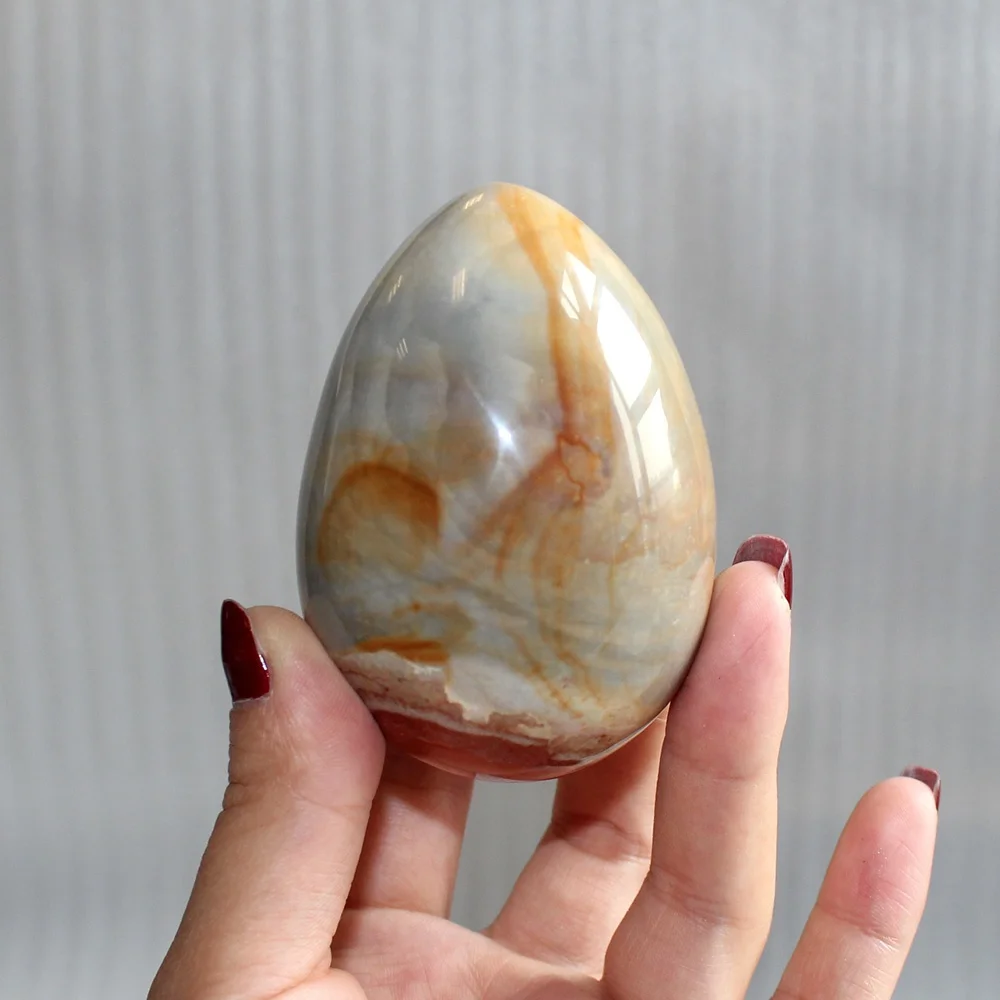 批发天然海洋玛瑙石石英水晶蛋