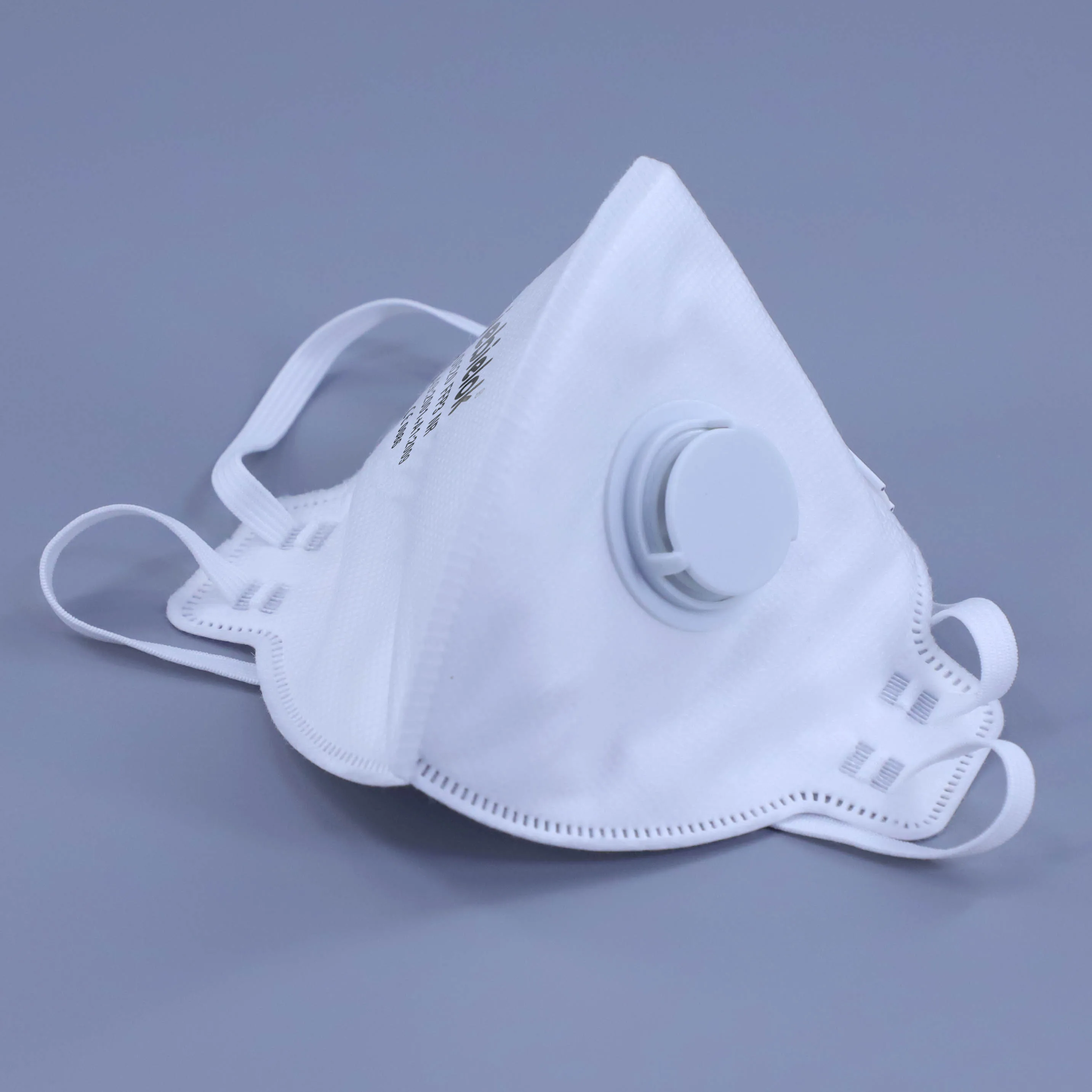 热成人保护白名单安全面罩 5 层国防部折叠头带一次性口罩ffp3